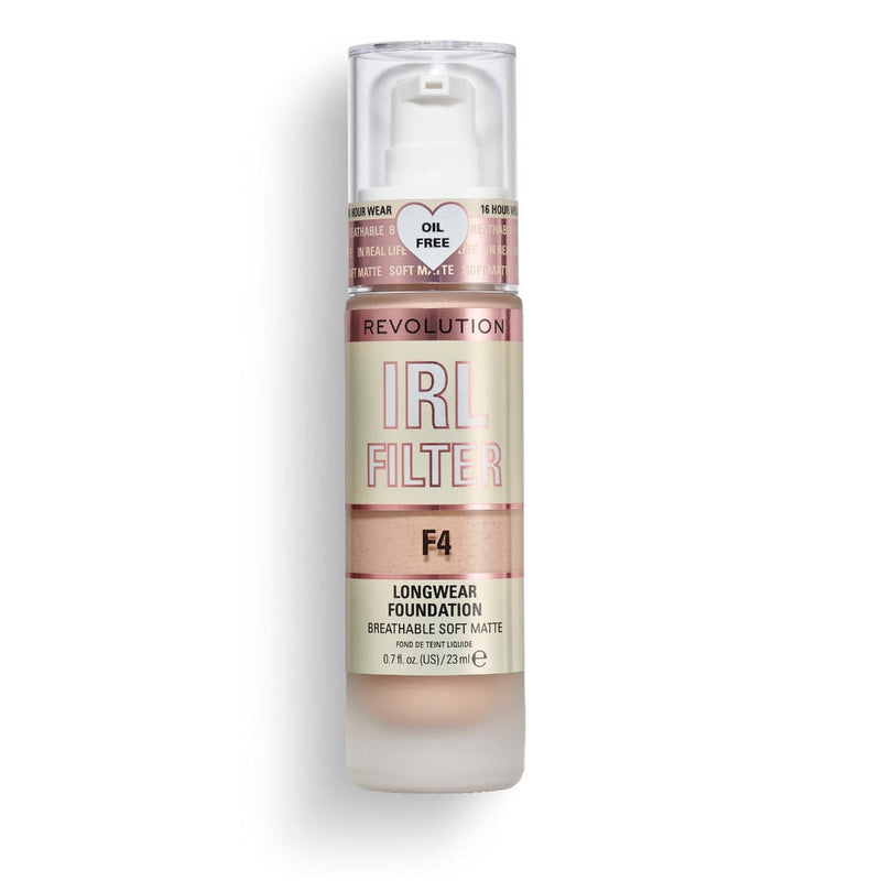 Revolution AR Filter Longwear Foundation Natural Finish Full Coverage F4