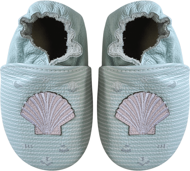 Rose et Chocolat ClassicZ Indoor Slippers Seashell Pastel Girls 1218m
