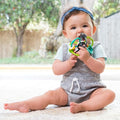 Infantino Shake & Teether Flexible Rattle Ball Bright Colors 0+ Months, 1 Pc