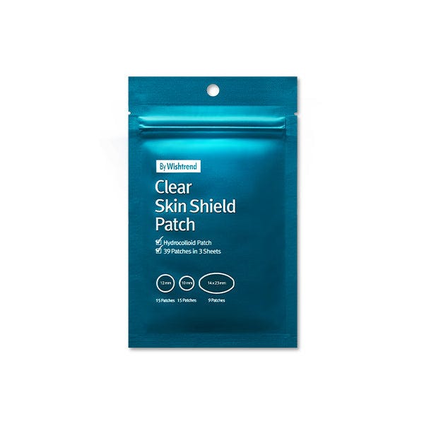 By Wishtrend Clear Skin Shield Hydrocolloid Patches, 36 Pieces, 12mm and 14mm