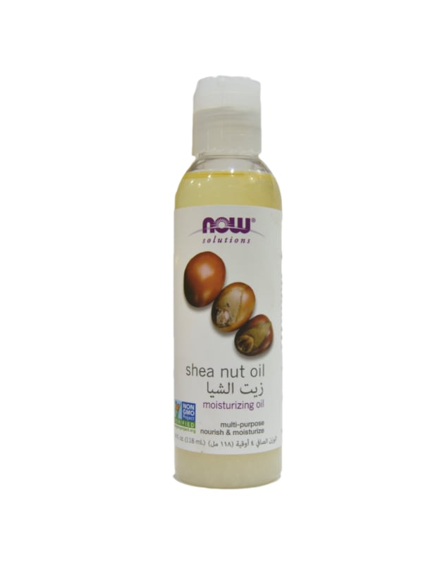 NOW Shea Butter Oil Moisturizing Skin and Hair Oil 118 ml
