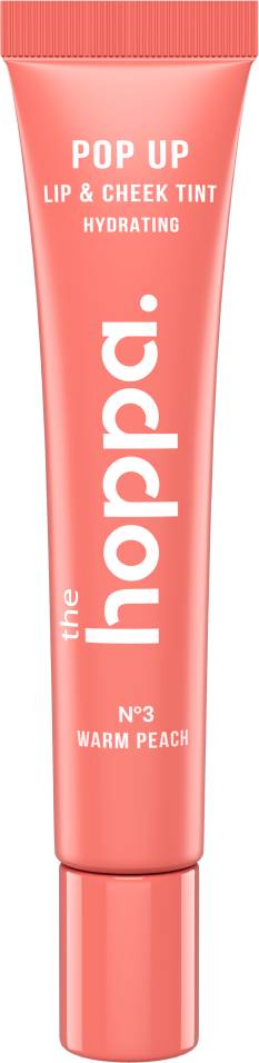 The Hoppa Moisturizing Lip & Cheek Tint Cream Warm Peach Jojoba 10 ml