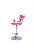 Salon System Kitty Kids Salon Chair with Adjustable Height, Seat Belt and Footrest