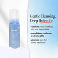 Derma E Ultra Hydrating Alkaline Cloud Cleanser Foaming Hyaluronic Acid Facial Cleanser