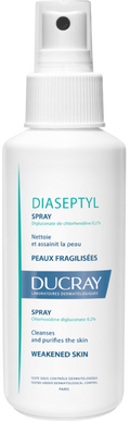 Ducray Diaseptyl Cleansing Spray Alcohol-Free Liquid 125 ml