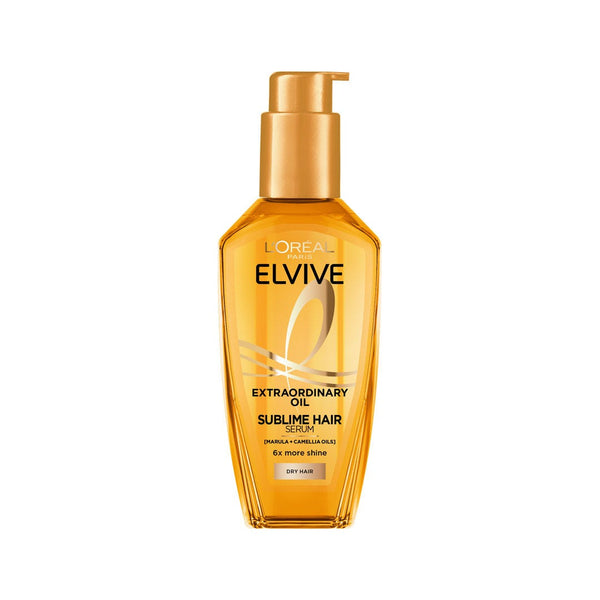 Elvive Extraordinary Hair Oil Treatment Serum for Dry Hair, Non-Sticky, 100ml