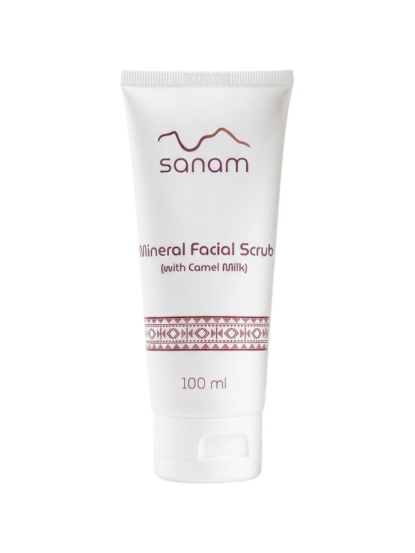 Sanam Camel Milk Facial Scrub Cream Gentle Exfoliating Cleanser 100ml
