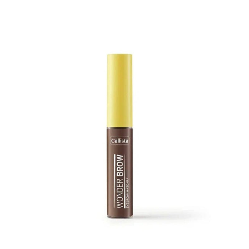 Callista Wonder Brow Mascara Smart Brush Natural Finish Shade 02 Brown