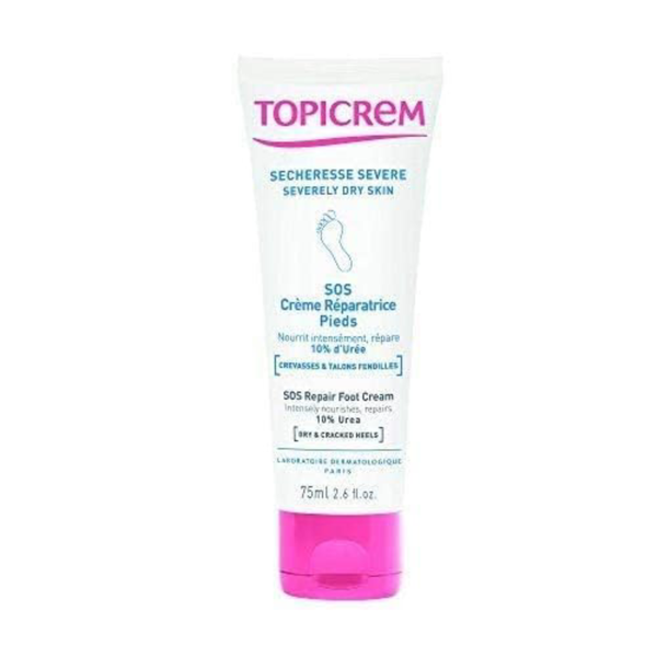 Topicrem SOS Repair Foot Cream Urea 10% Allantoin 75 ml