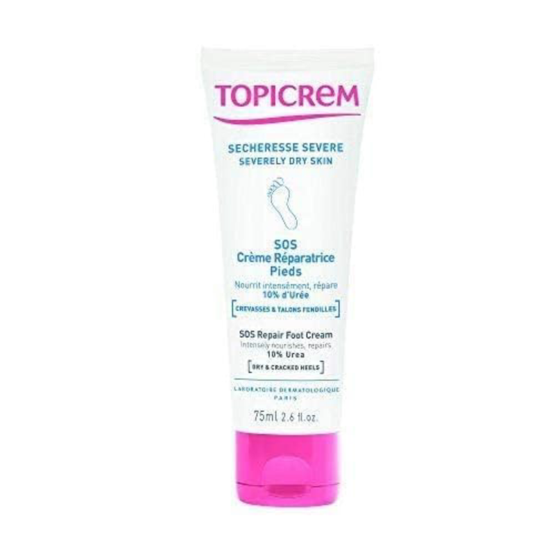 Topicrem SOS Repair Foot Cream Urea 10% Allantoin 75 ml