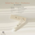 Beauty Of Joseon Relief Sun Rice + Probiotics UV Sunscreen Cream, 30% Rice Extract