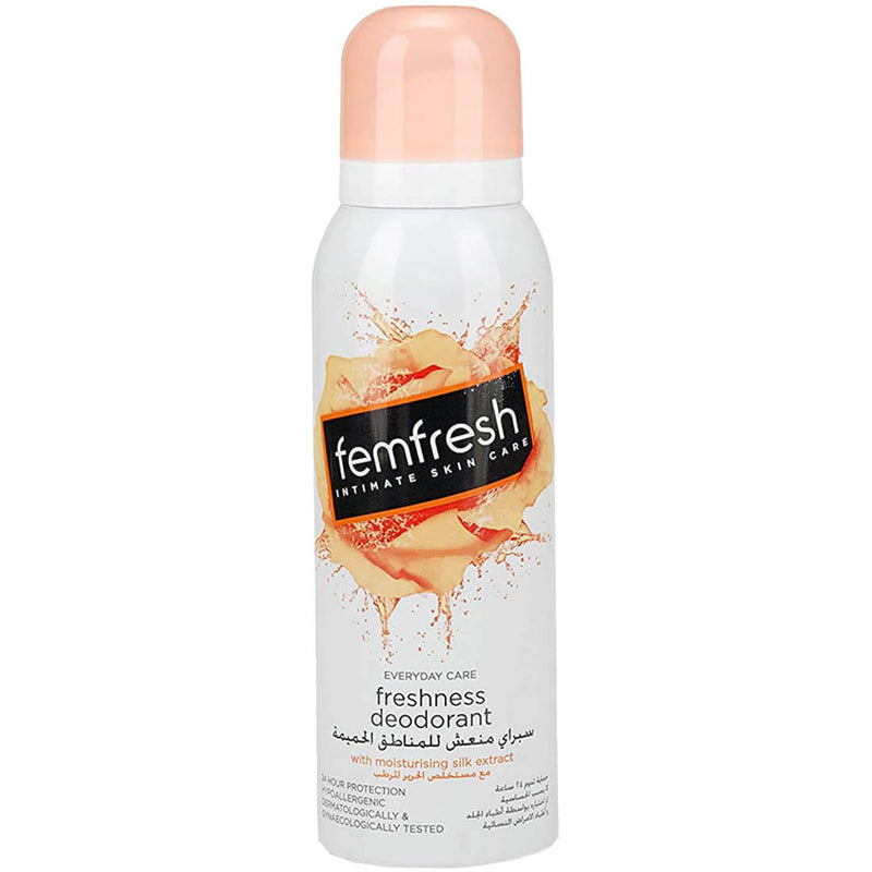Femfresh Deo Spray Intimate Area Deodorant with Calendula and Zinc Oxide 125 ml