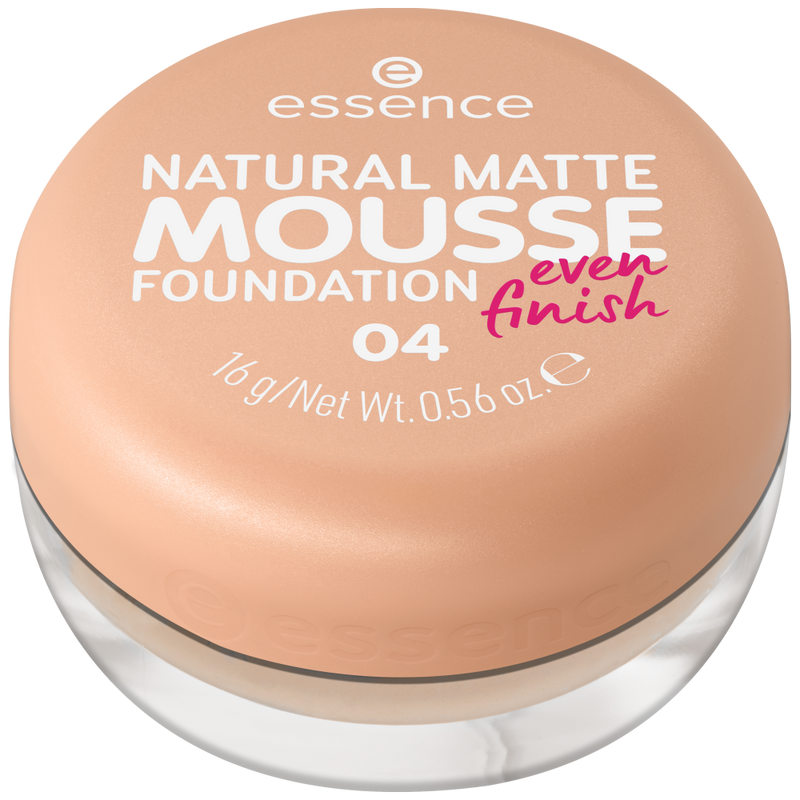 Essence Natural Matte Mousse Foundation Medium Coverage Shade 04