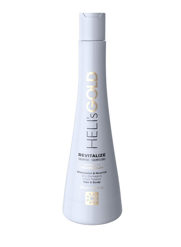HELI's Gold Revitalize Shampoo Liquid Nourishing Formula for Dry, Damaged and Color-Treated Hair 300ml