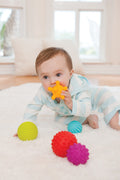 Infantino Textured Multi Ball Set Sensory Toys 6+ Months, 6 Pieces