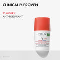 Vichy 72 Hours Stress Resist Roll-On Deodorant Clinical Strength Sweat Protection 50 ml