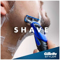 Gillette Fusion ProGlide Styler Beard Trimmer and Power Razor, 2mm 4mm 6mm Combs, 1 Count