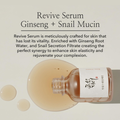 Beauty Of Joseon Revive Serum Ginseng + Snail Mucin Facial Serum, 3% Snail Mucin