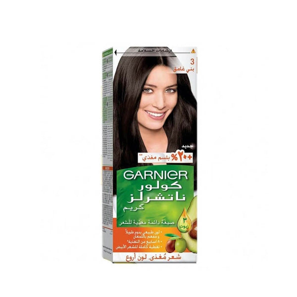 Garnier Color Naturals Hair Dye Nourishing Formula Dark Brown 3