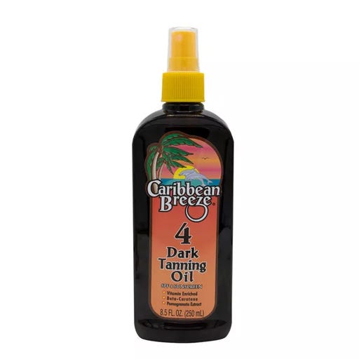 Caribbean Breeze Golden Tanning Cream SPF 4 Antioxidants 250 ml