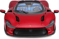 Bburago Ferrari Daytona SP3 1:18 Scale Die-Cast Model Car, Red Open-Top Version
