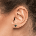 Caress No1 Original May Emerald Stud Earrings Gold-Plated Stainless Steel Single Pack