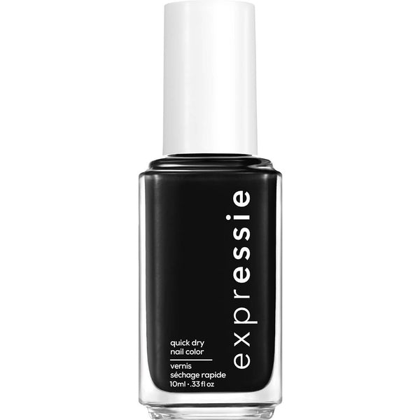 Essie Expressie Now or Never Quick-Dry Nail Polish Black
