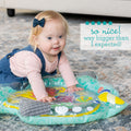 Infantino Pat & Play Water Mat, Colorful Floating Sea Pals, BPA Free