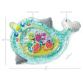 Infantino Pat & Play Water Mat, Colorful Floating Sea Pals, BPA Free