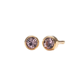 Caress No1 Original June Alexandrite Birthstone Earrings, Gold-Plated, Single Pair