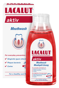 Lacalut Aktiv Mouthwash 300 ml with Fluoride and 0.05% Chlorhexidine