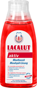 Lacalut Aktiv Mouthwash 300 ml with Fluoride and 0.05% Chlorhexidine
