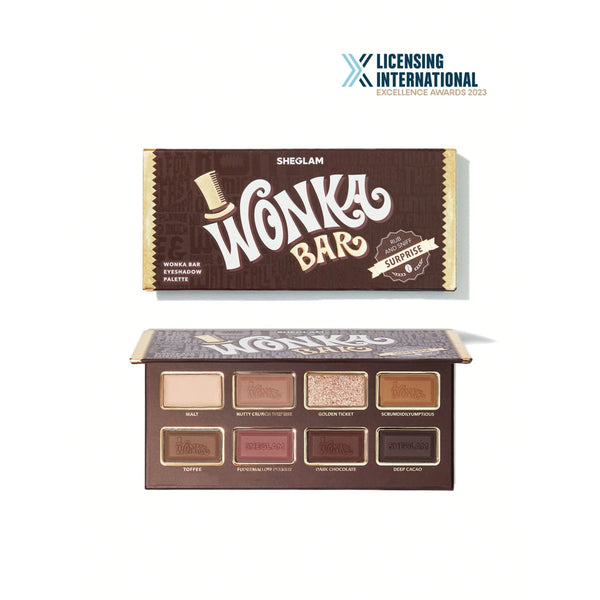 SHEGLAM Eyeshadow Palette Wonka Bar Chocolate-Scented 8 Shades