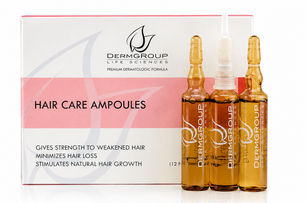Dermgroup Hair Strengthening Ampoules Scalp Nourishing Formula 12 Pieces