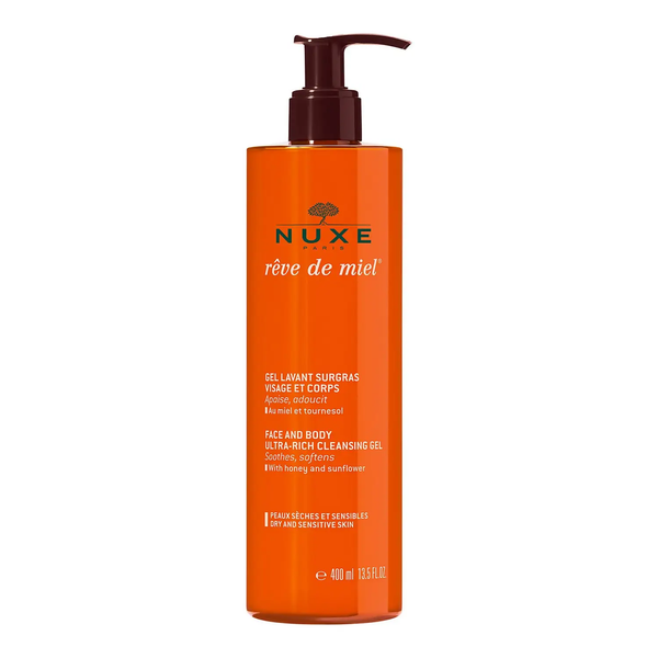 Nuxe Body Cleansing Gel With Honey Liquid Cleanser 400 ml