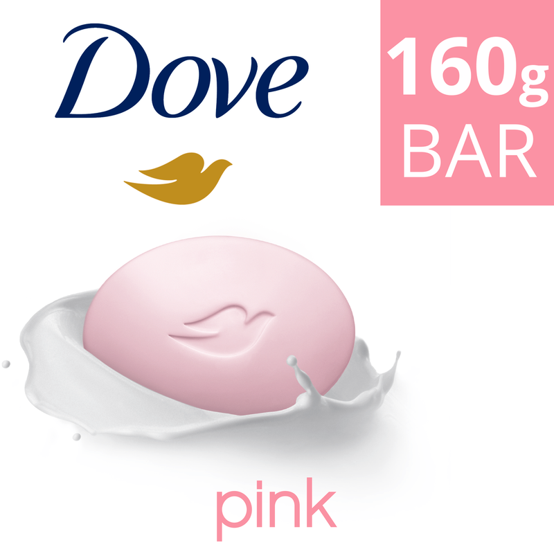 Dove Beauty Cream Soap Bar Moisturizing Cleanser Pink 160g