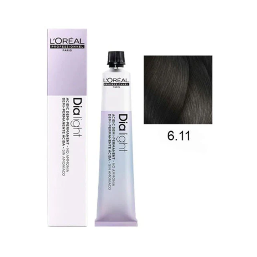 L'Oreal Paris Ammonia-Free Dark Ash Blonde Hair Colour 6.11, 50ml