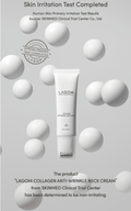 Lagom Collagen Neck Cream Rolling Massage Moisturizer with Niacinamide and Peptides
