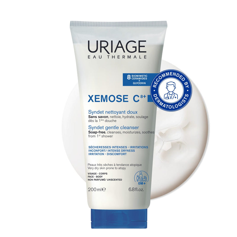 Uriage Xemose C8+ Cleansing Cream-Gel Face and Body Soap-Free 200ml