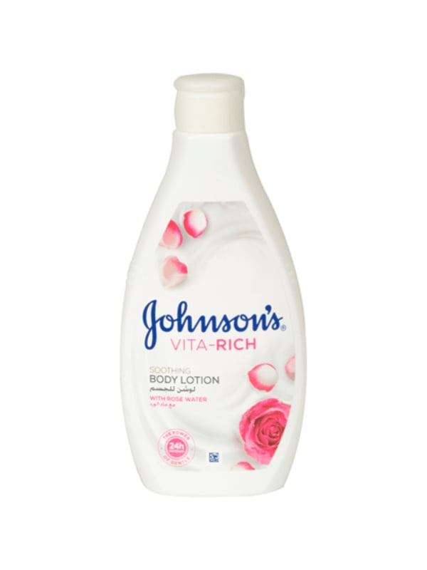 Johnson's Vita-Rich Body Lotion Rose Water and Shea Butter