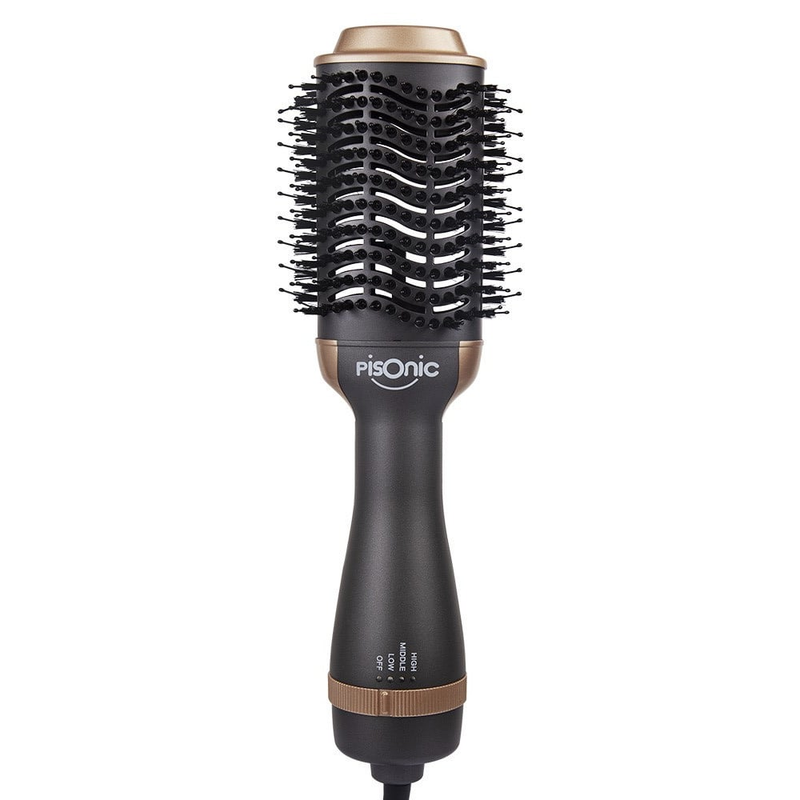Pisonic Hair Drying & Styling Brush 1200W Negative Ion Technology