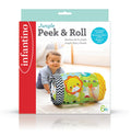 Infantino Jungle Peek & Roll Inflatable Rolling Toy for Babies 6m+