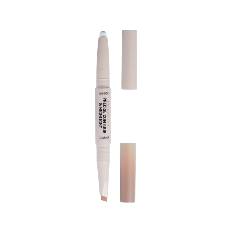 Revolution Dual-In Contour & Highlighter Pencil Creamy Blendable Light