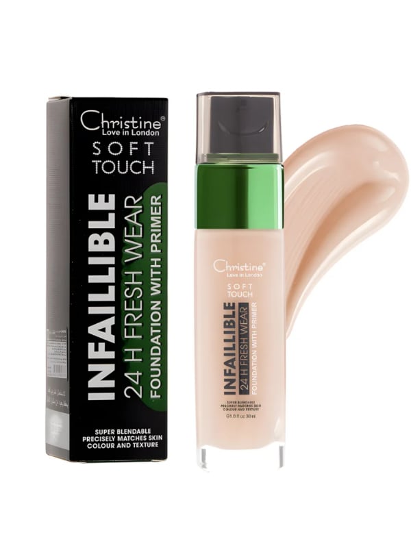 Christine Soft Touch Infallible Foundation Natural Finish Medium to High Coverage Shade 05 30 ml