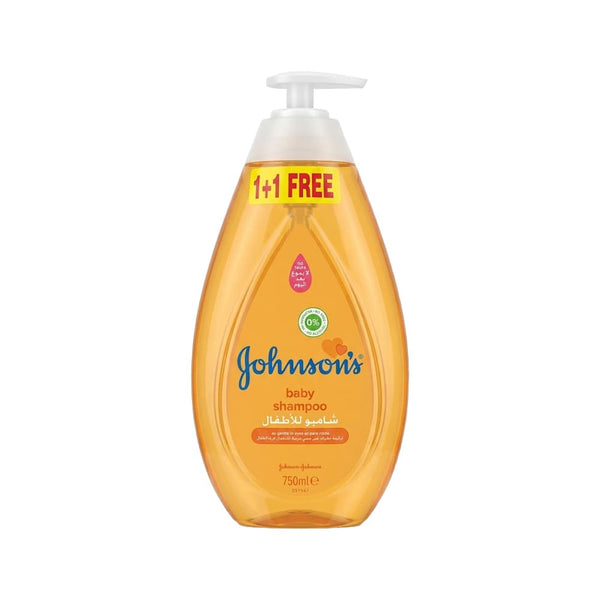 Johnson's Baby Shampoo Gentle Tear-Free Formula 1+1 Offer 750ml Each