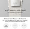 Lagom White Kaolin Mud Mask Wash-Off Face Mask with Natural Clay