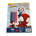 Marvel Spidey Coloring Activity Set with Twisted Silk Crayons, Puzzles and Mazes