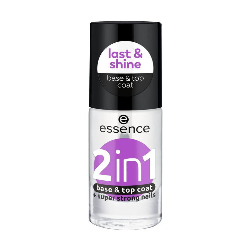 Essence Super Strong 2in1 Base & Top Coat Clear Glossy Nail Polish