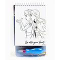 Frozen Water Magic Pad Reusable Water Reveal Activity Set, 4 Pages with Refillable Brush