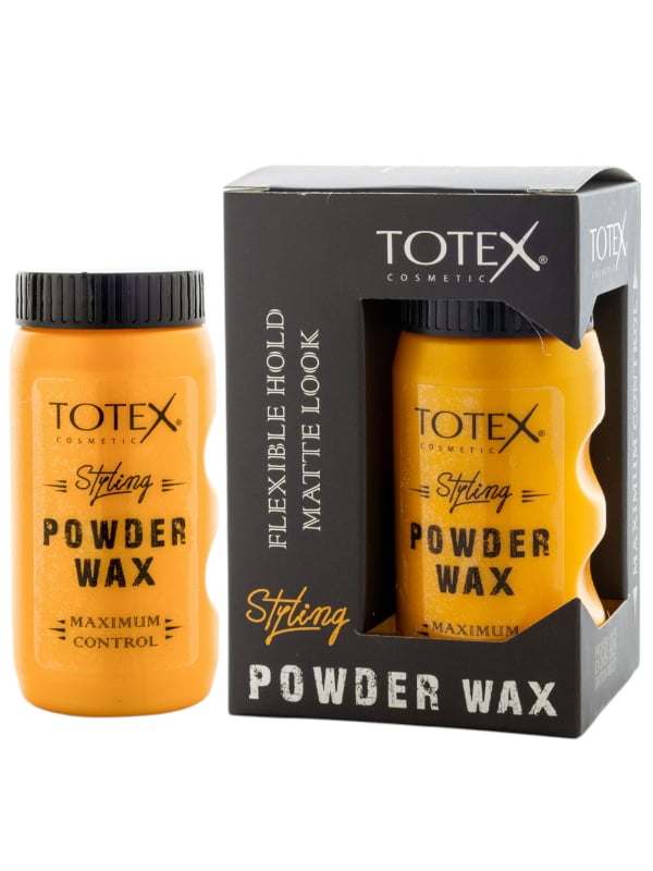 Totex Cosmetics Hair Styling Powder Wax Matte Finish Strong Flexible Hold 20g